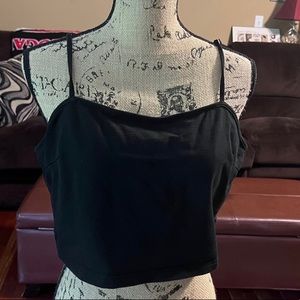 SHEIN Black Crop Top